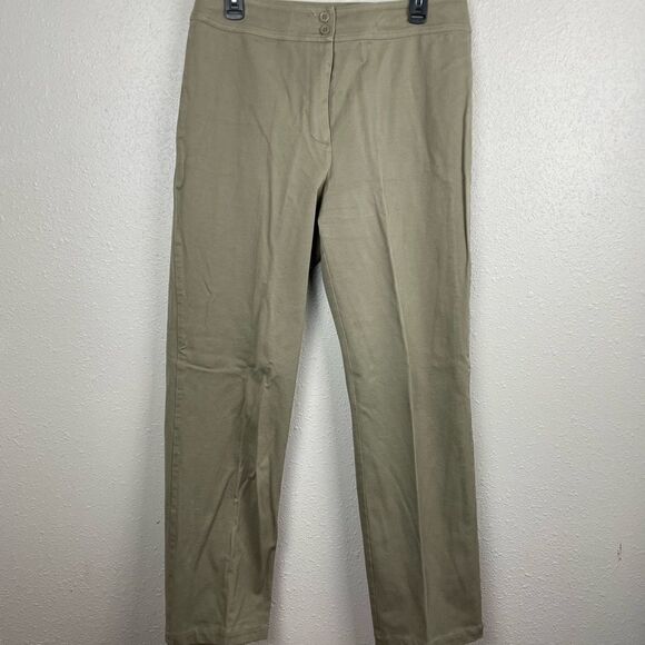 Multiples Khaki Slack Pants Size 10 EUC - Picture 1 of 7